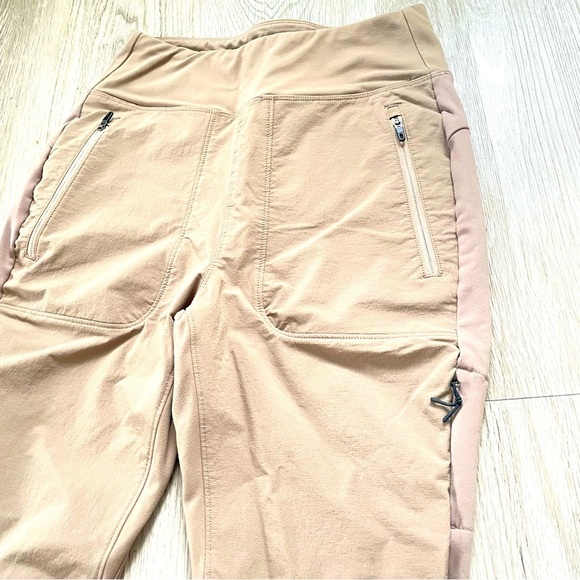 MPG LEGGINGS BEIGE TAN LEGGINGS SIZE SMALL - Picture 5 of 12